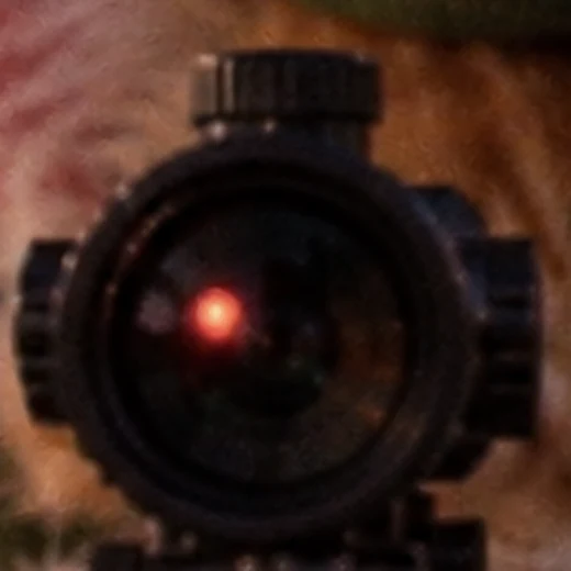 the red dot floating inside the glass, the only warm thing on the roof